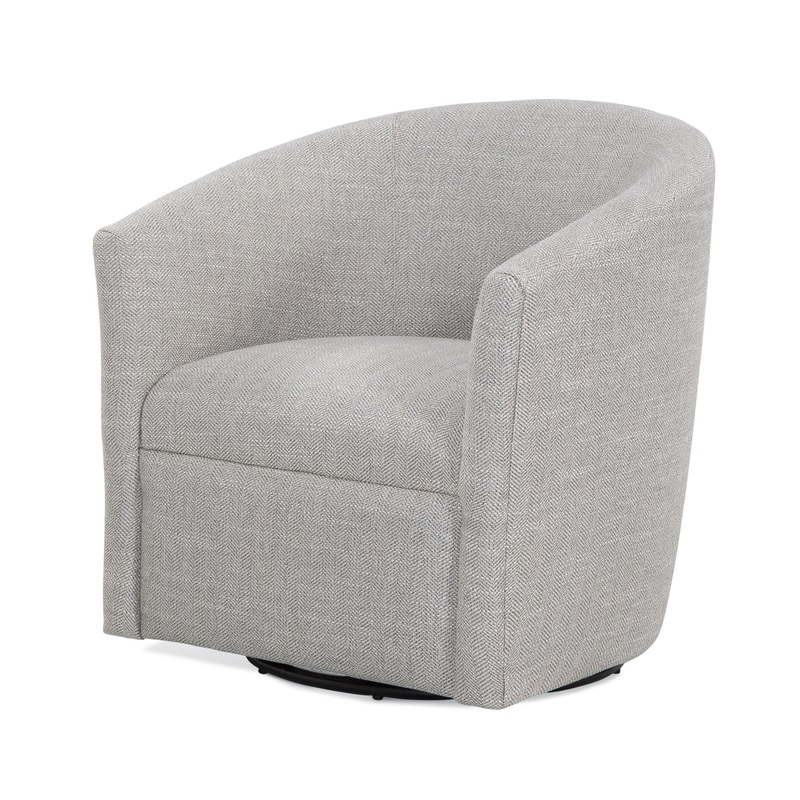 Lainey – Swivel Barrel Chair With 360 Degree Rotation