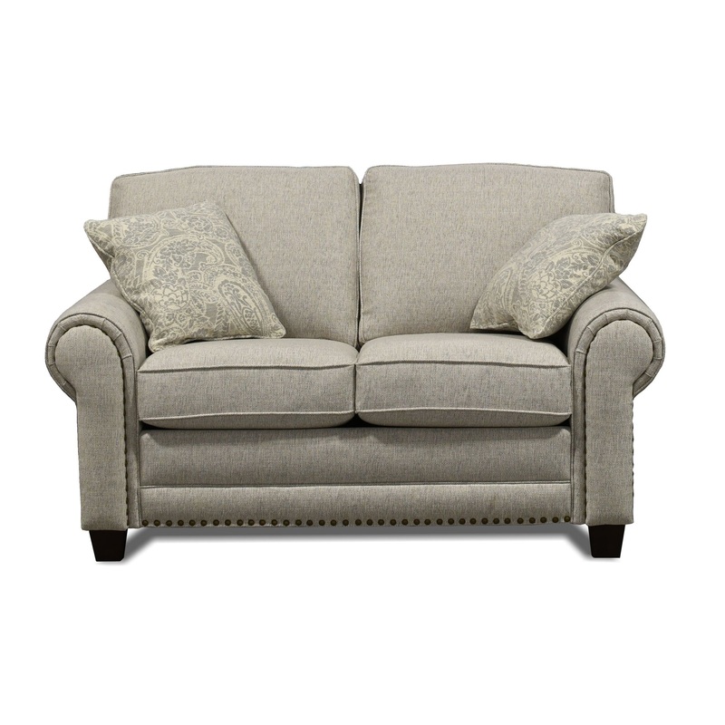 Silas – Loveseat With Nails
