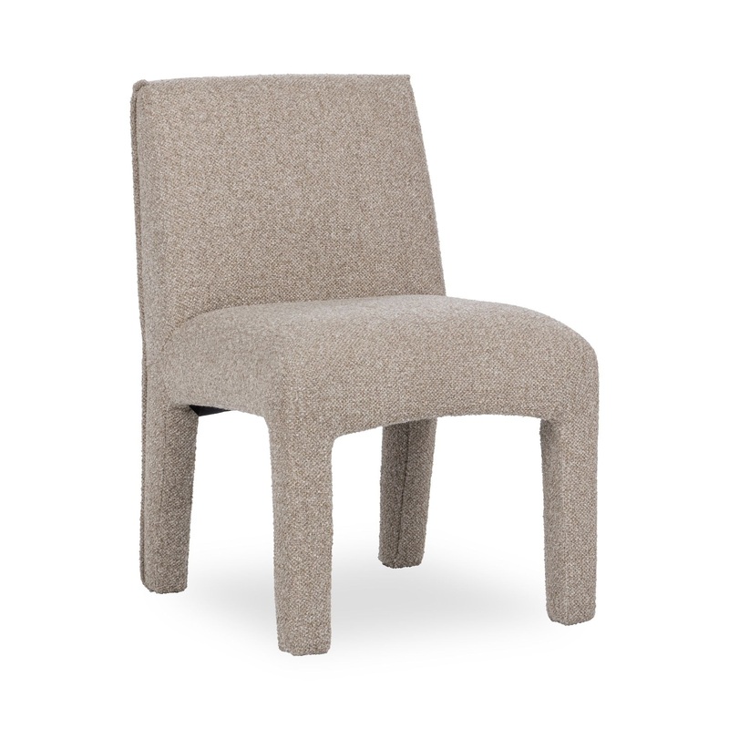 Branzon – Upholstered Dining Chair – Sandy Brown