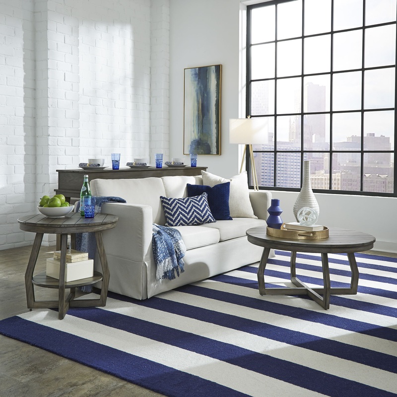 Hayden Way – 3 Piece Set (1 Cocktail 2 End Tables) – Washed Gray