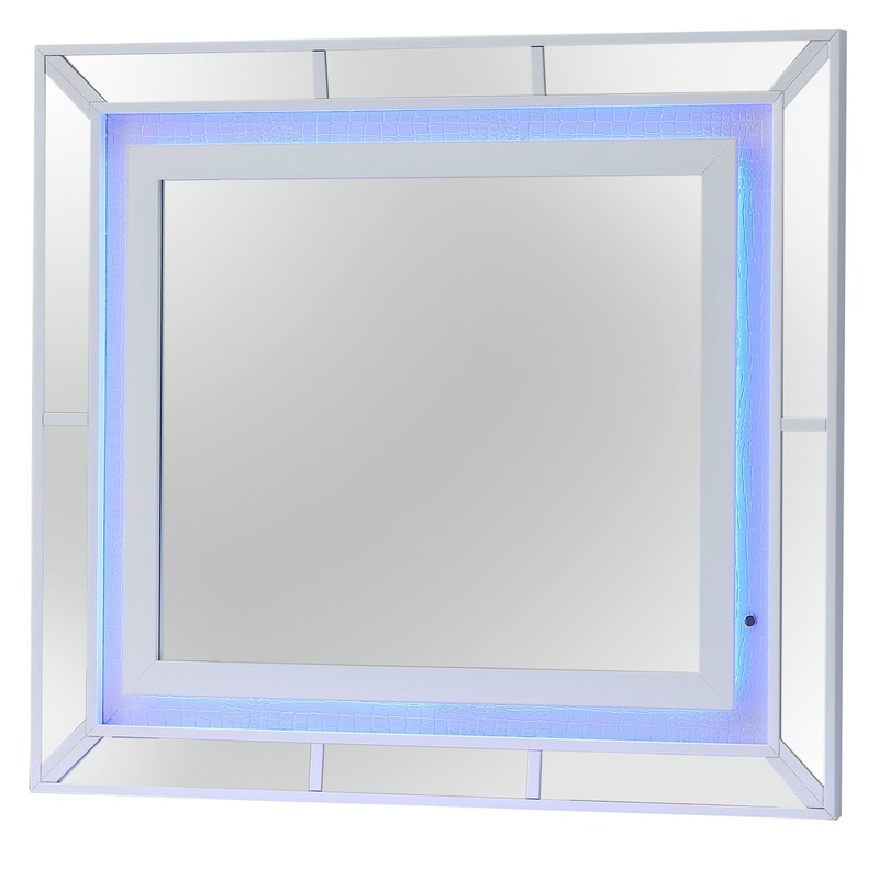 Hollywood Hills – Mirror – White