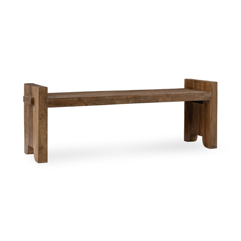 Marsa – Reclaimed Wood Bench – Natural