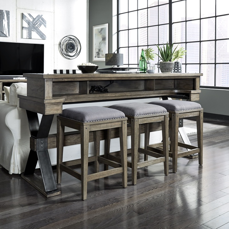 Sonoma Road – 4 Piece Dining Room Set – Light Brown
