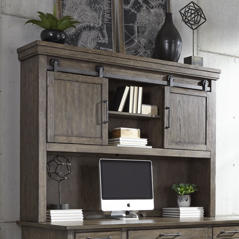 Sonoma Road – Credenza Hutch – Light Brown
