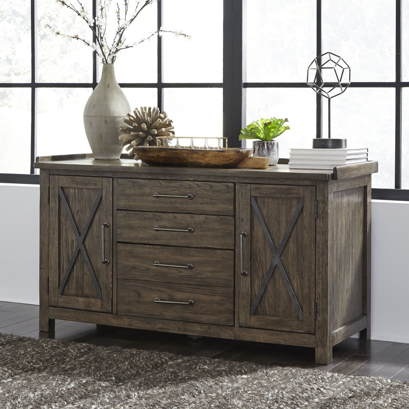 Sonoma Road – Small Credenza – Light Brown
