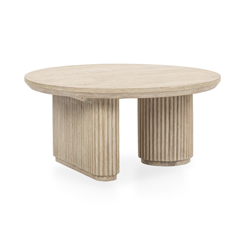 Vander – Solid Wood Round Coffee Table