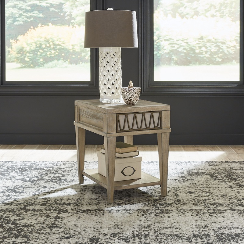 Devonshire – Chair Side Table – Weathered Sandstone