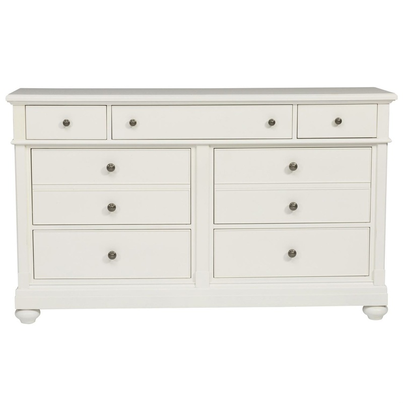 Harbor View – 7 Drawer Dresser – White