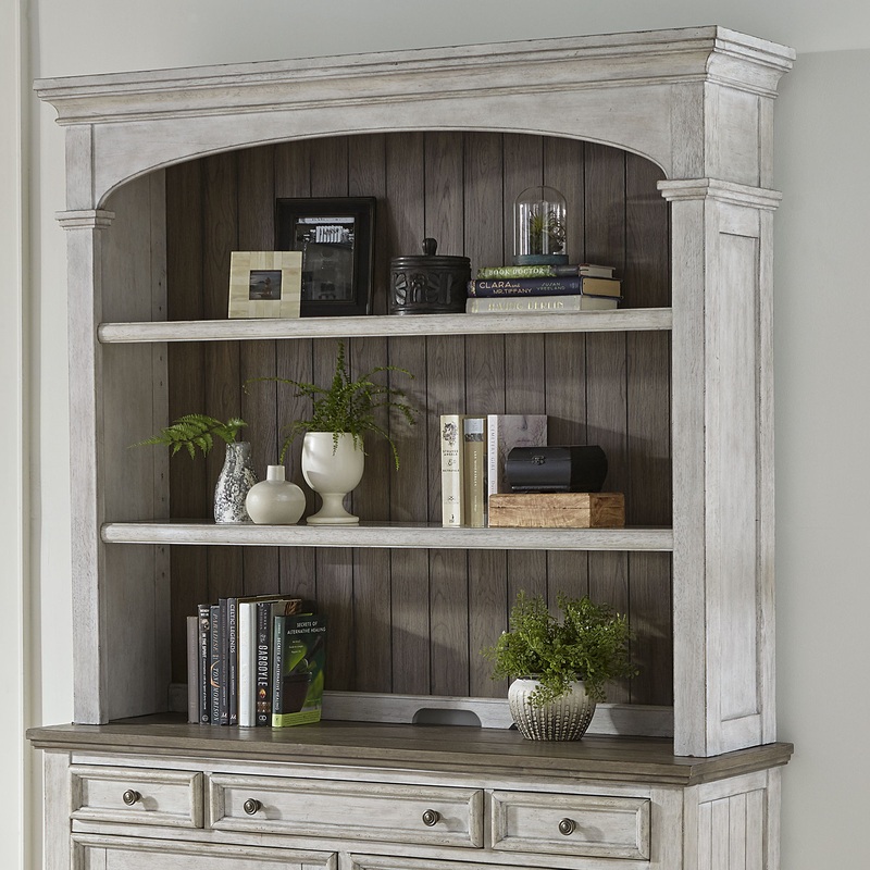 Heartland – Credenza Hutch – White
