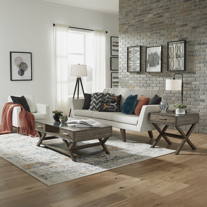 Lennox – 3 Piece Table Set – Dark Brown