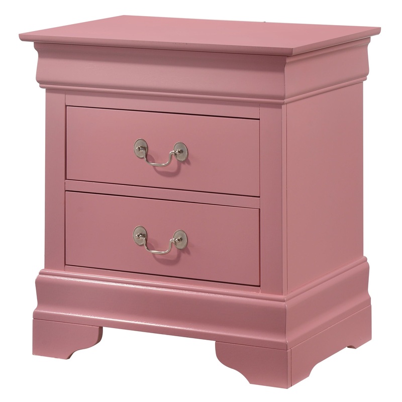 Louis Phillipe – Nightstand – Pink
