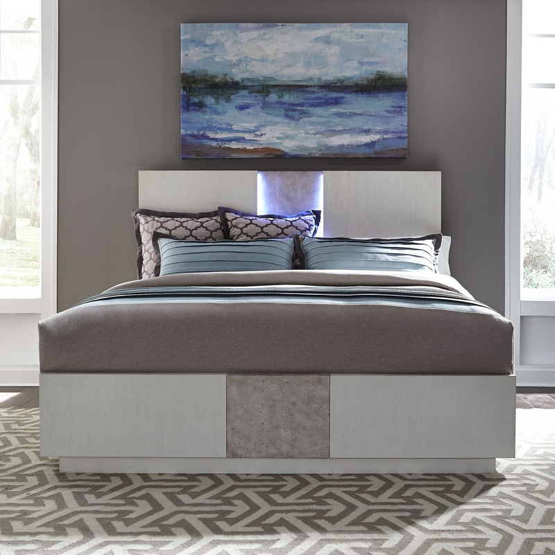Mirage – California King Panel Bed – White