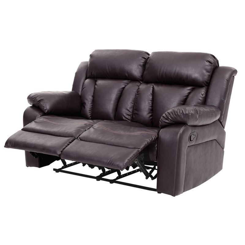 Reclining Loveseat For Relaxation – Dark Brown