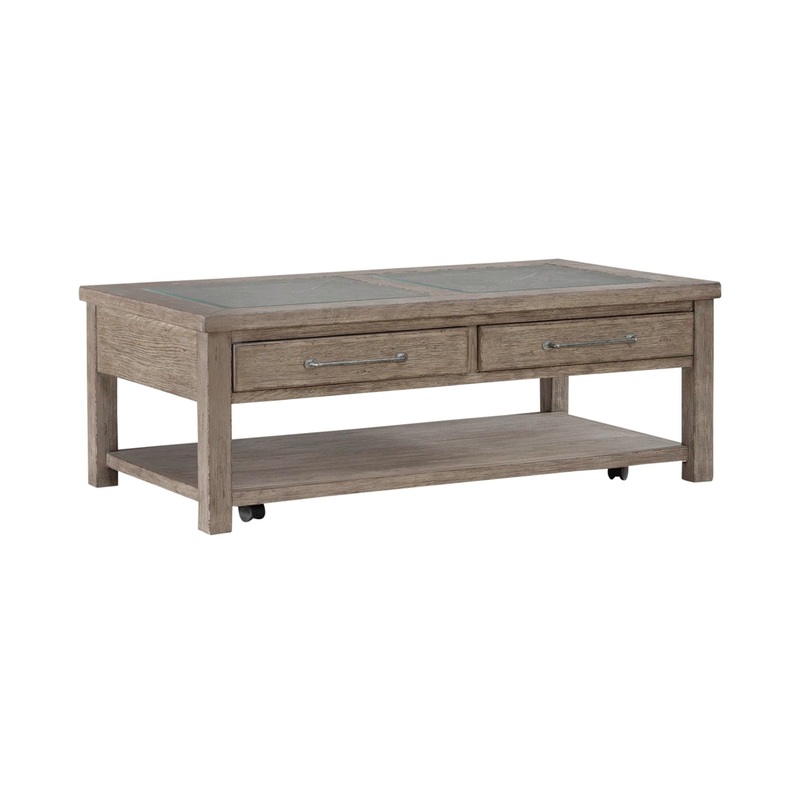 Skyview Lodge – Cocktail Table – Light Brown