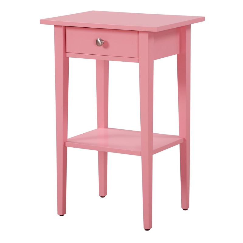 Contemporary Nightstand – Pink