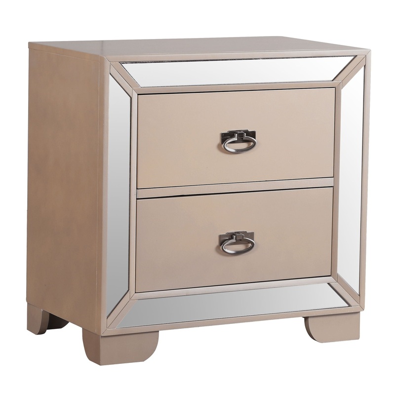 Contemporary Nightstand With Versatility – Pearl