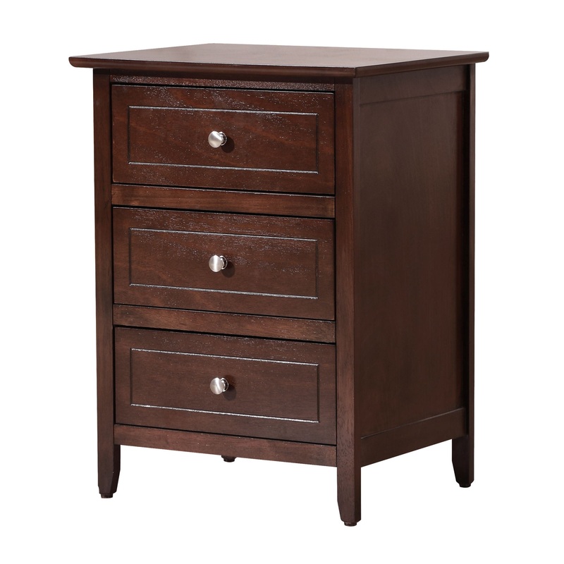 Daniel – Transitional Nightstand – Cappuccino