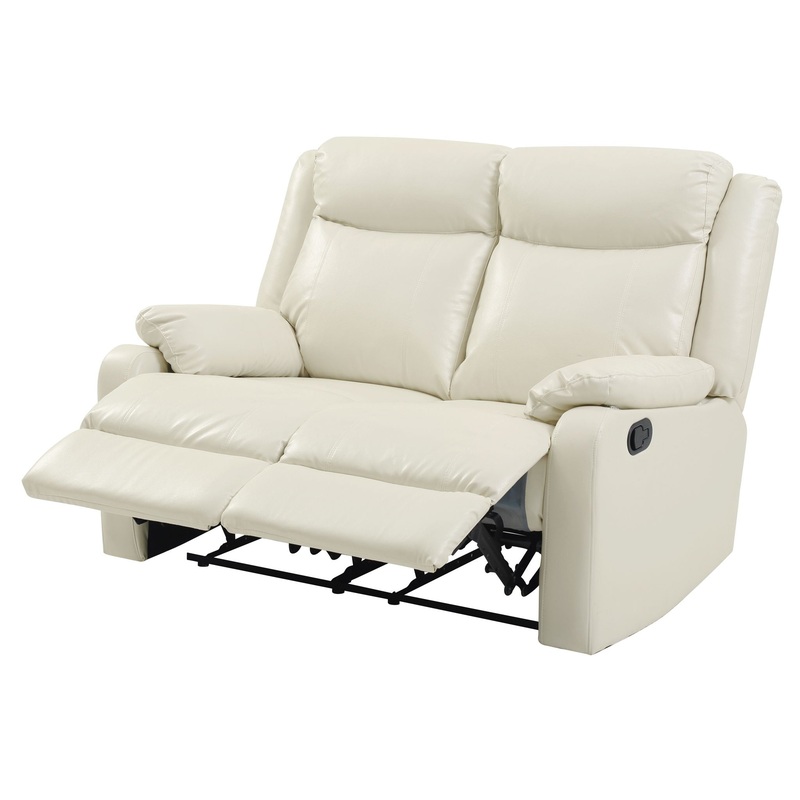 Stylish Reclining Love Seat For Two – Pearl