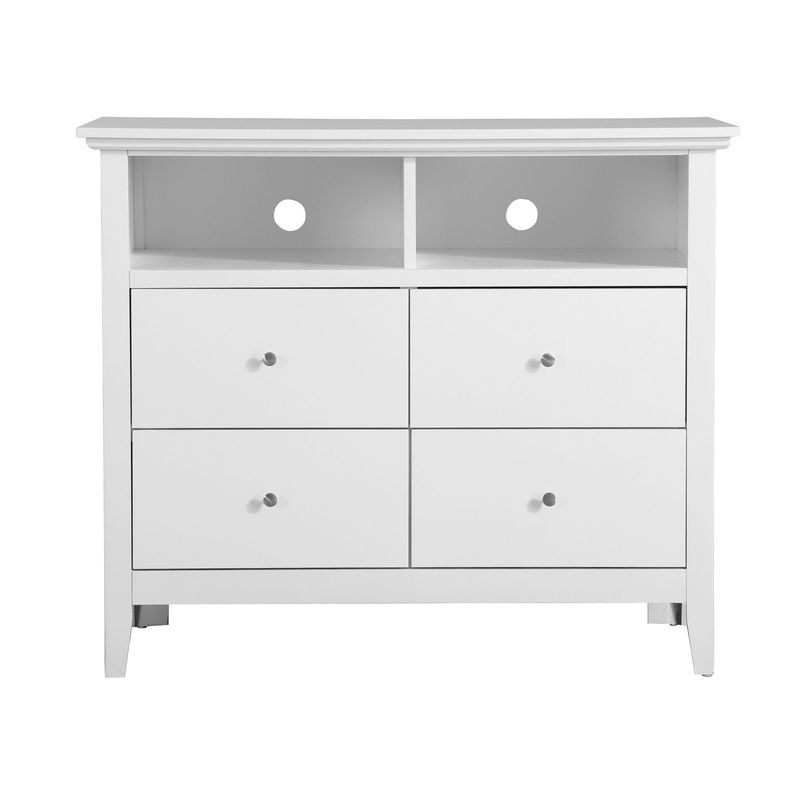 Charming TV Media Chest – White