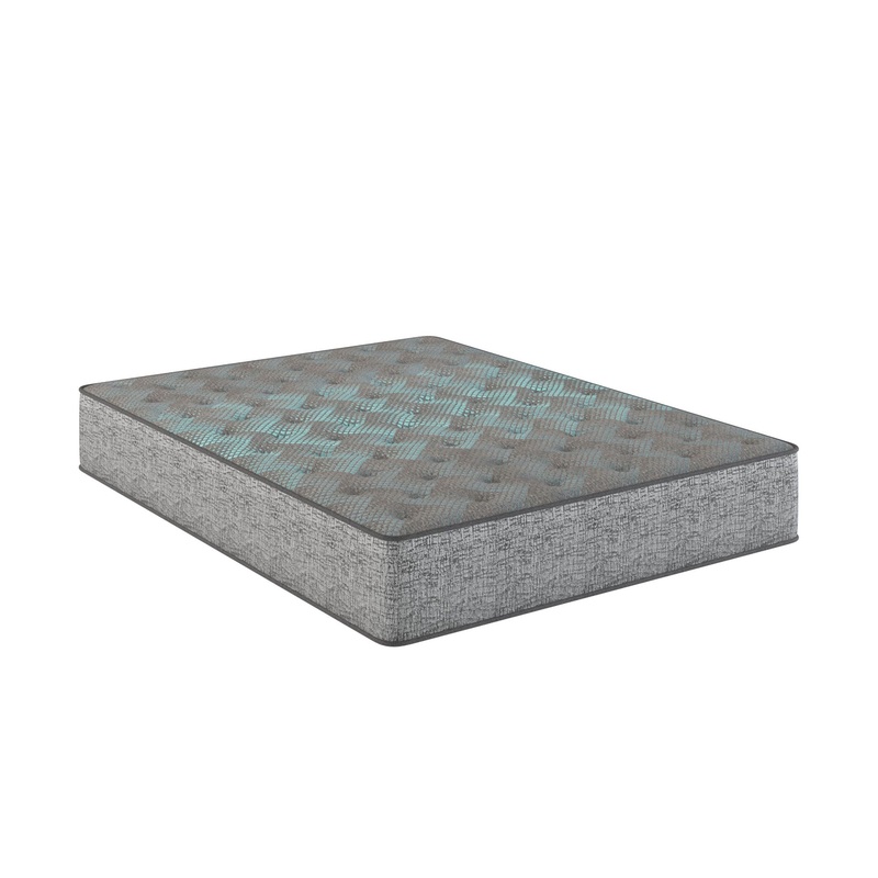 Comfort Care – 7 Full, Foam Core Mattress, Medium Comfort – Gray / Blue
