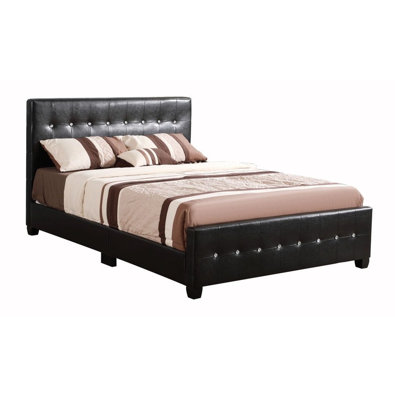 King Bed Stylish Transitional – Black