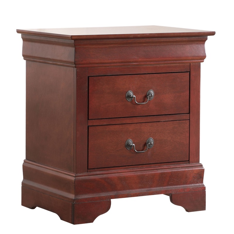 Louis Phillipe – Elegant Nightstand – Cherry