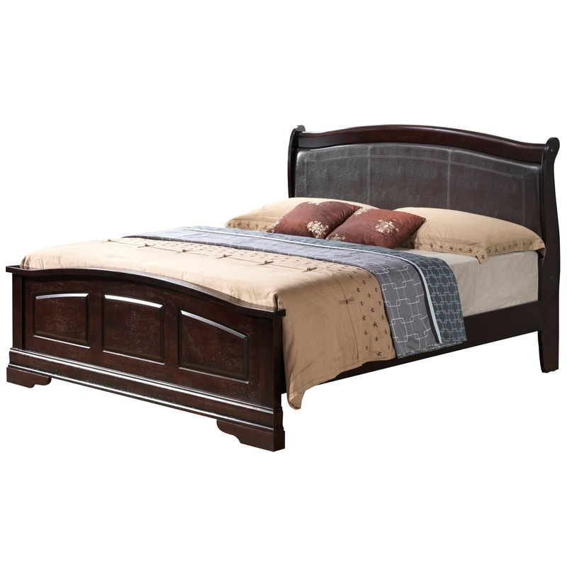Queen Classic Bed – Warm Cappuccino