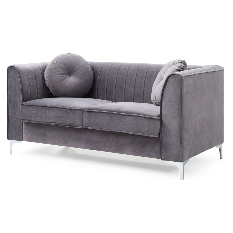 Delray – Loveseat – Gray
