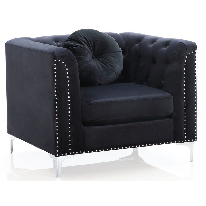 Elegant Contemporary Chair – Black