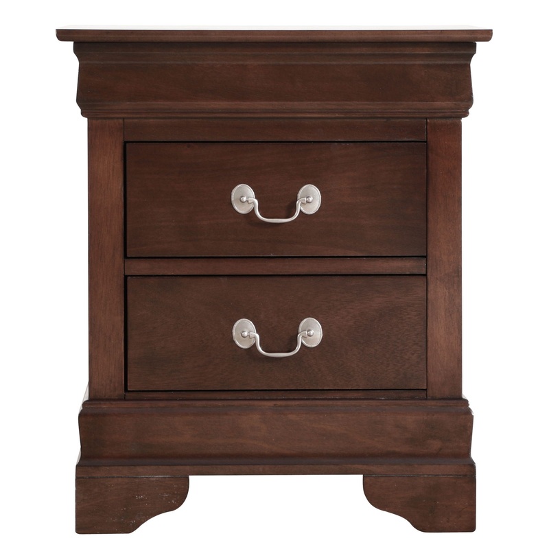 Louis Phillipe – Traditional Style Nightstand – Cappuccino