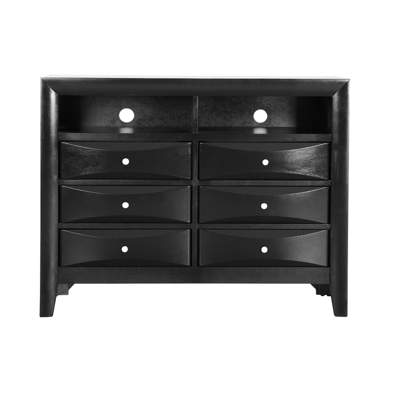 Marilla – Media Chest – Black
