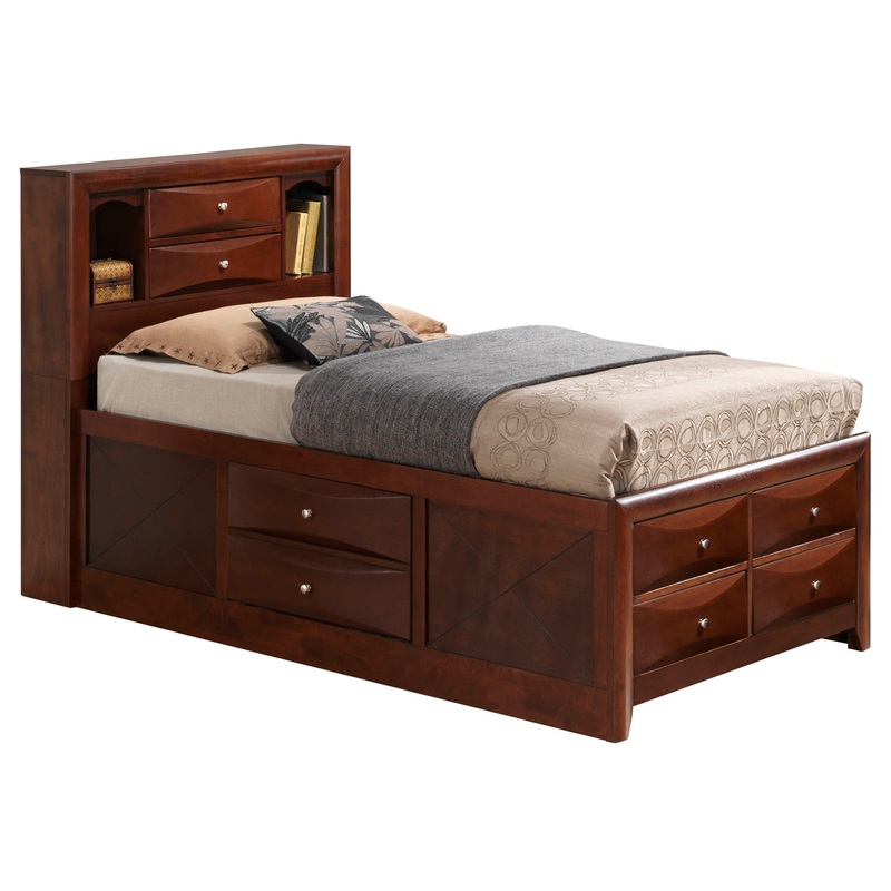 Marilla – Twin Storage Bed – Cherry