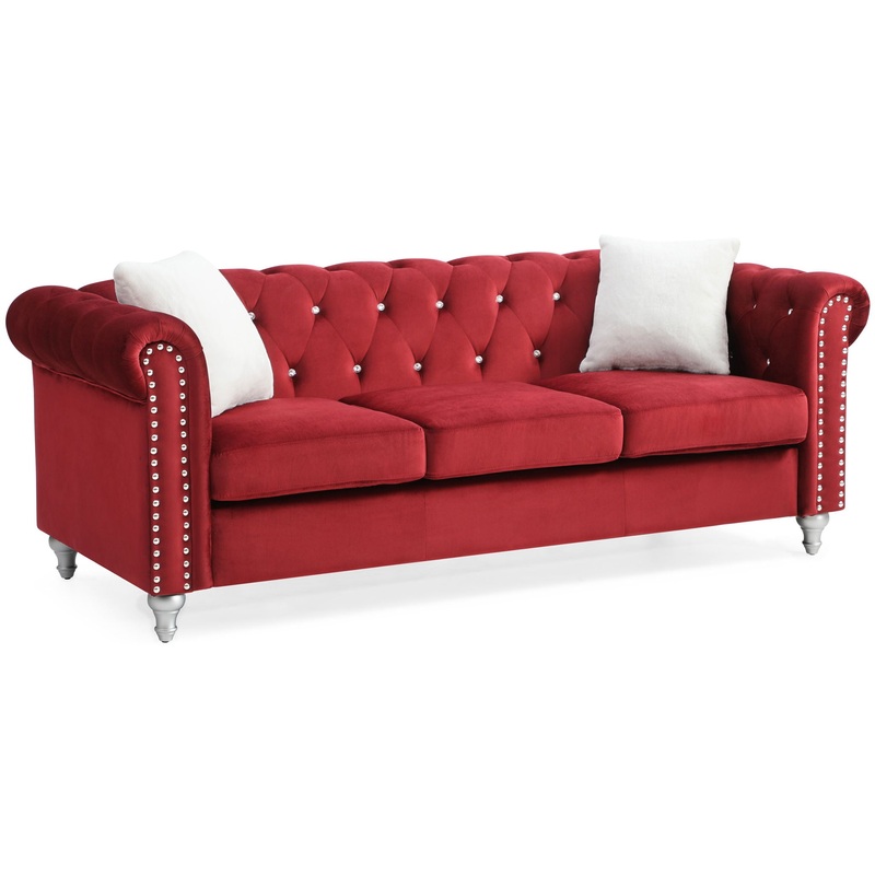 Raisa – Sofa – Burgundy