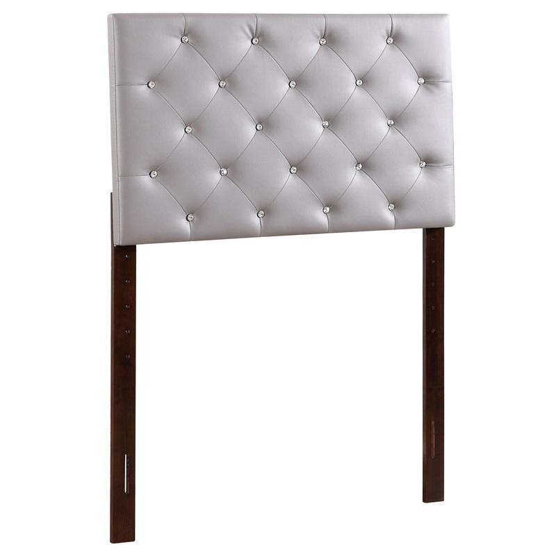 Twin Stylish Casual Headboard – Light Gray