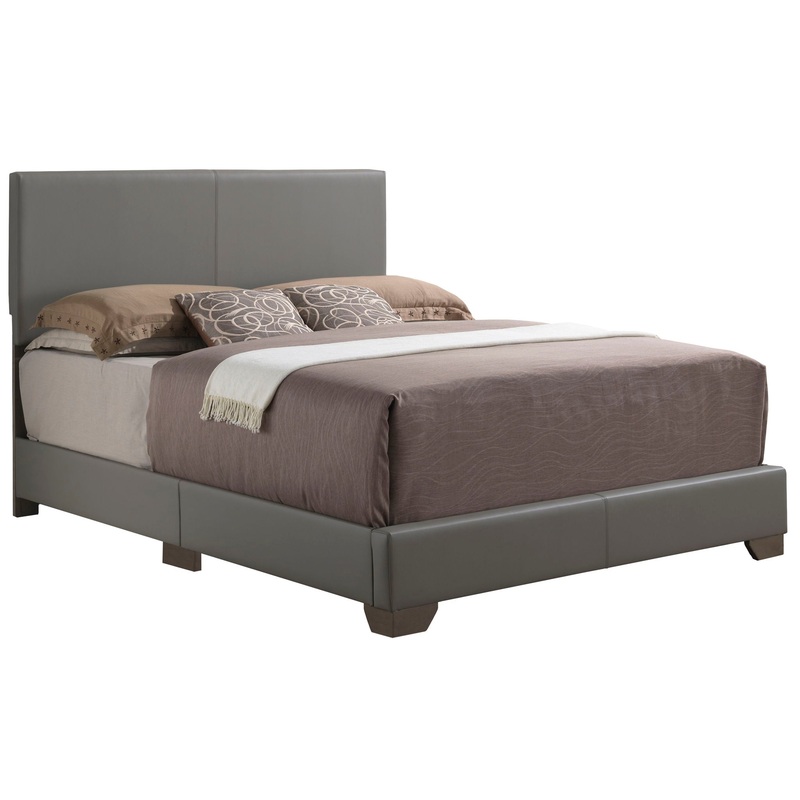 Aaron – Full Bed – Light Gray