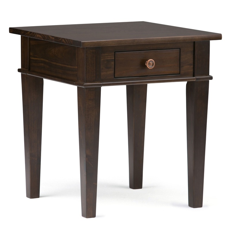 Carlton – End Table – Dark Tobacco Brown