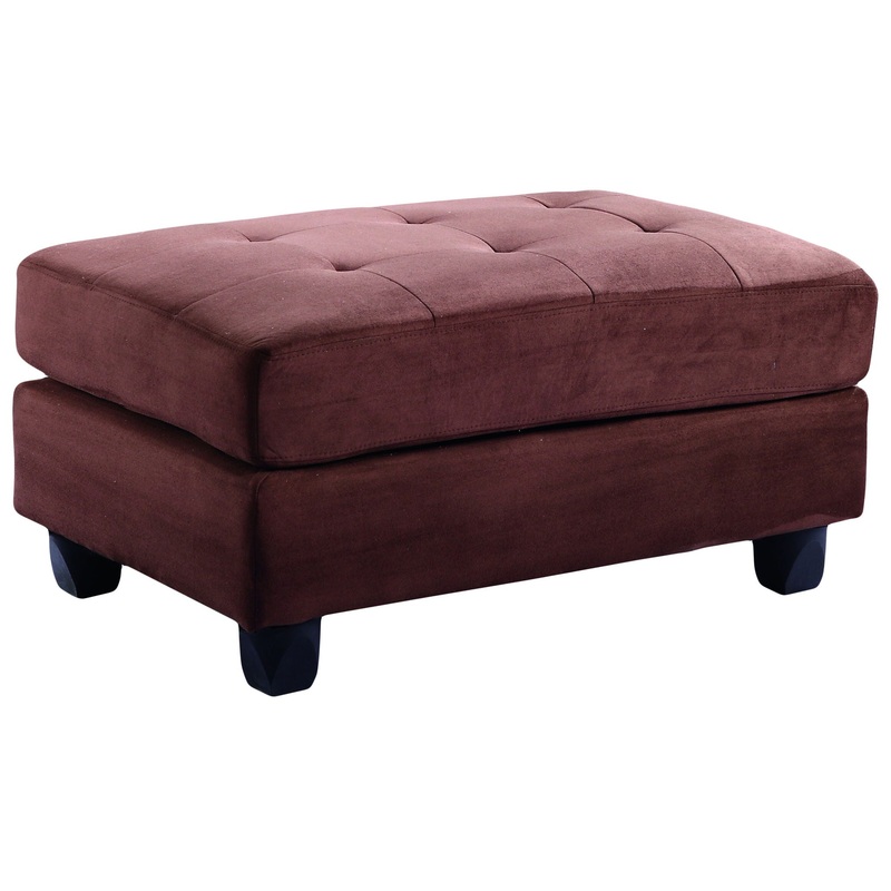 Chic Lounge Ottoman – Chocolate