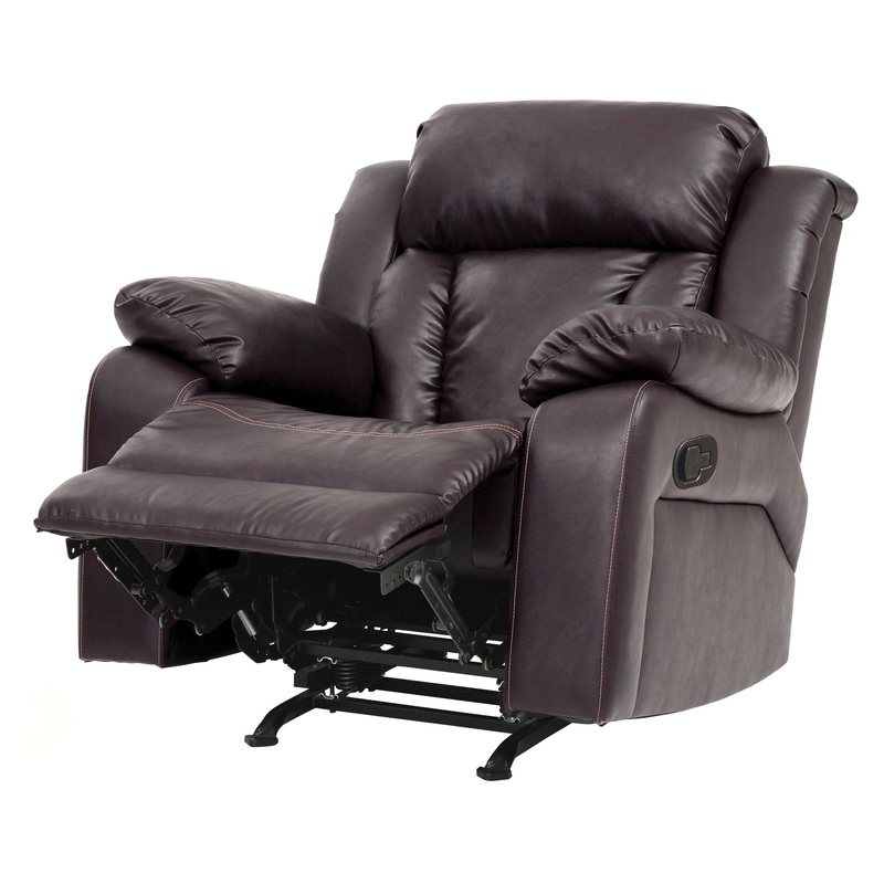 Daria – Rocker Recliner – Dark Brown