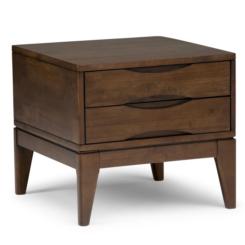 Harper – End Table – Walnut Brown