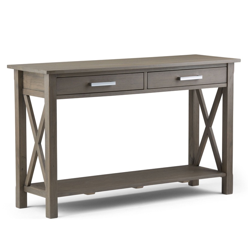 Kitchener – Console Sofa Table – Farmhouse Gray