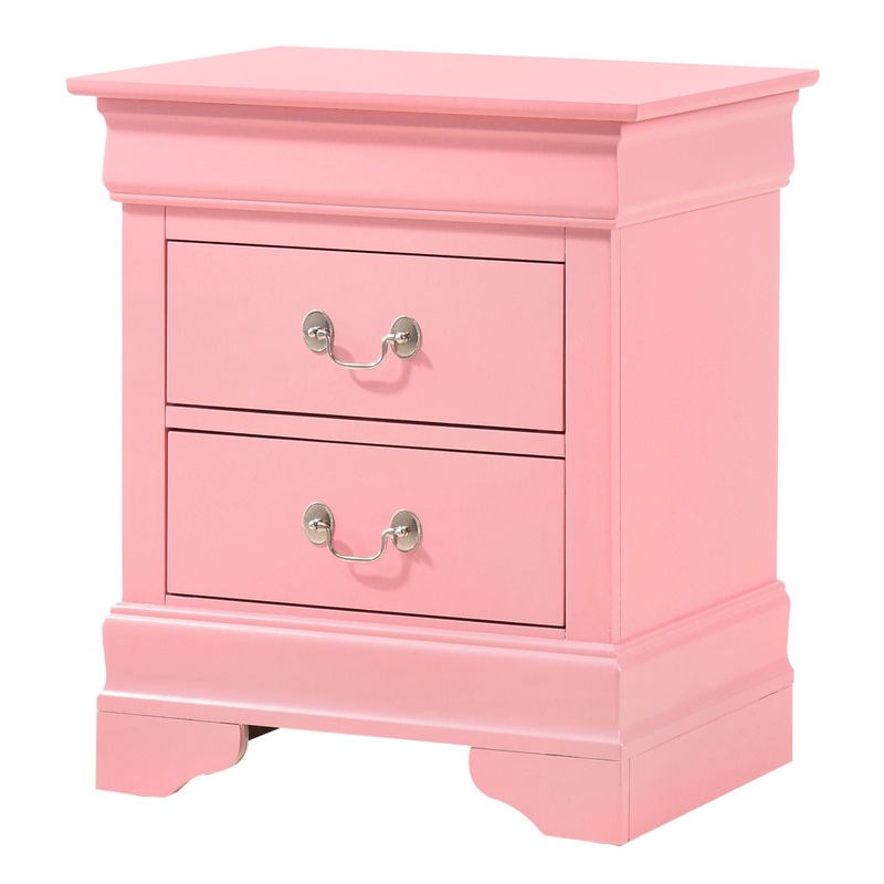 Louis Phillipe – Charming Nightstand – Pink