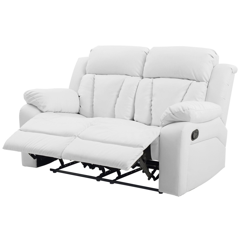 Reclining Loveseat For Relaxation – White