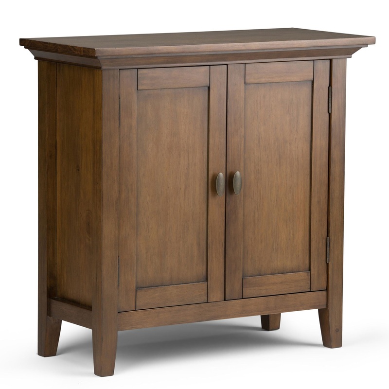 Redmond – Low Storage Cabinet – Rustic Natural Aged Brown