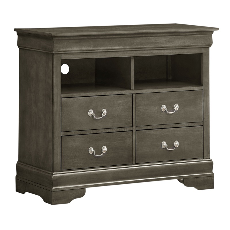 TV Media Chest – Gray