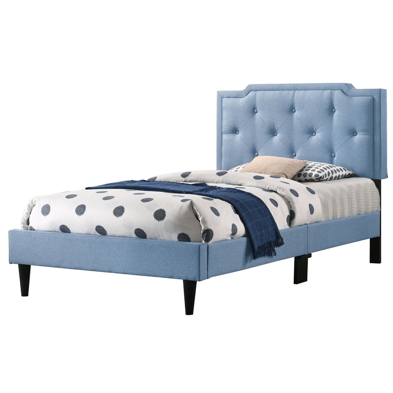 Twin Bed Stylish Vibrant – Blue