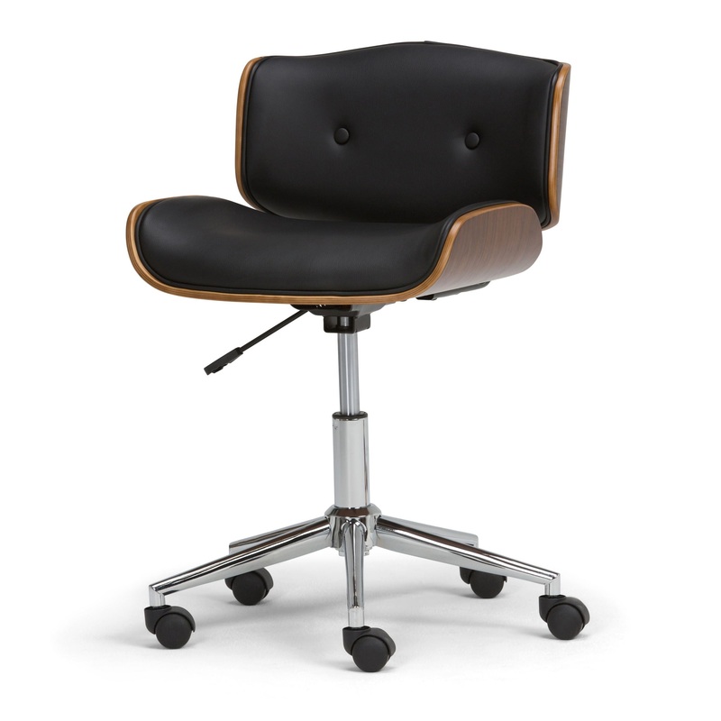 Dax – Bentwood Office Chair – Black / Natural