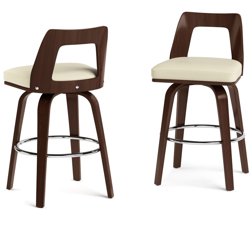 Ellison – Bentwood Counter Height Stool (Set of 2) – Cream