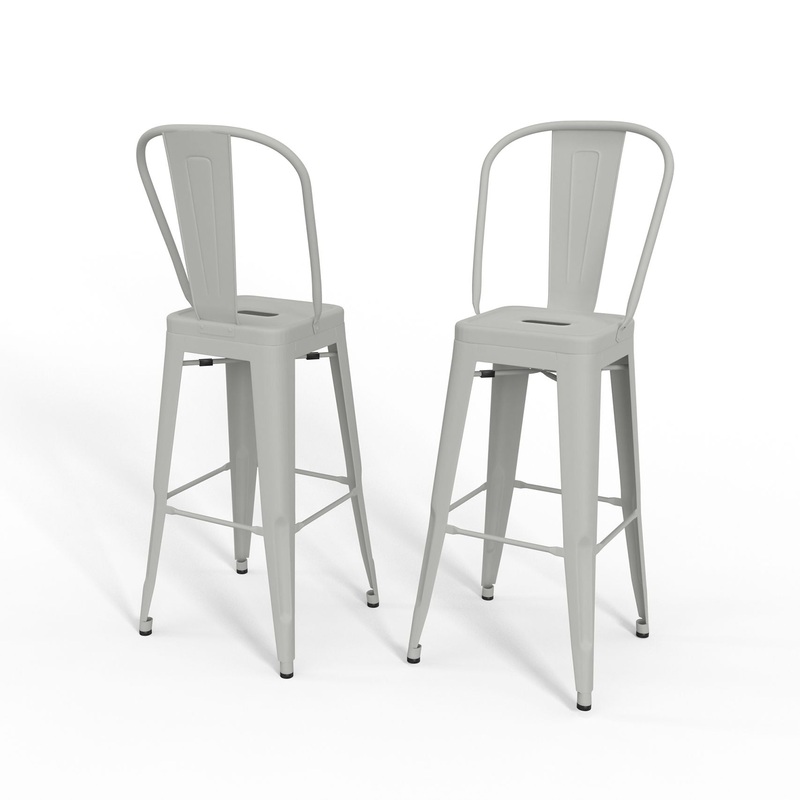 Fletcher – Bar Stool (Set of 2) – White