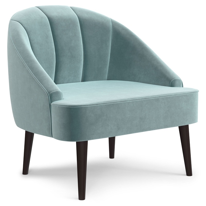 Harrah – Accent Chair – Seafoam Blue