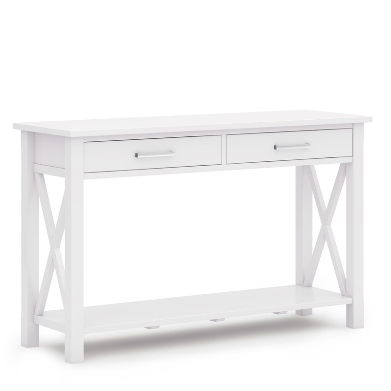 Kitchener – Console Sofa Table – White